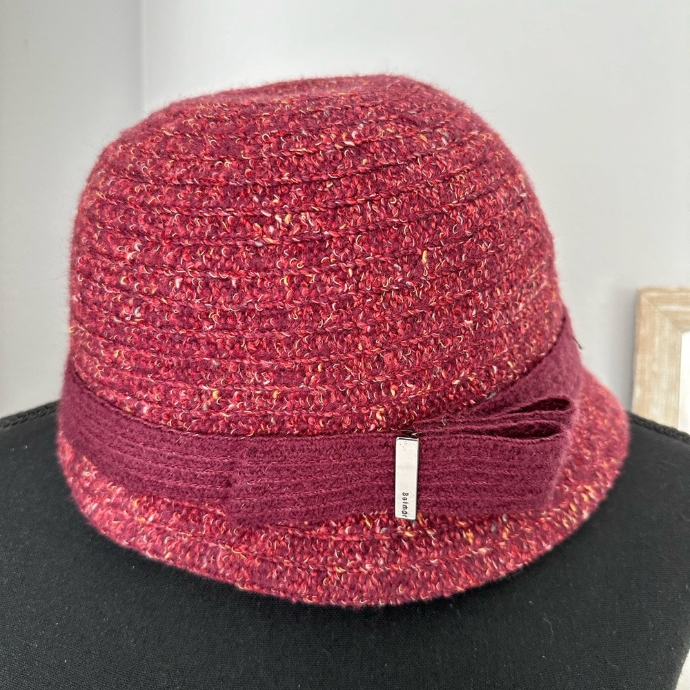 Elegant Burgundy Women's Hat